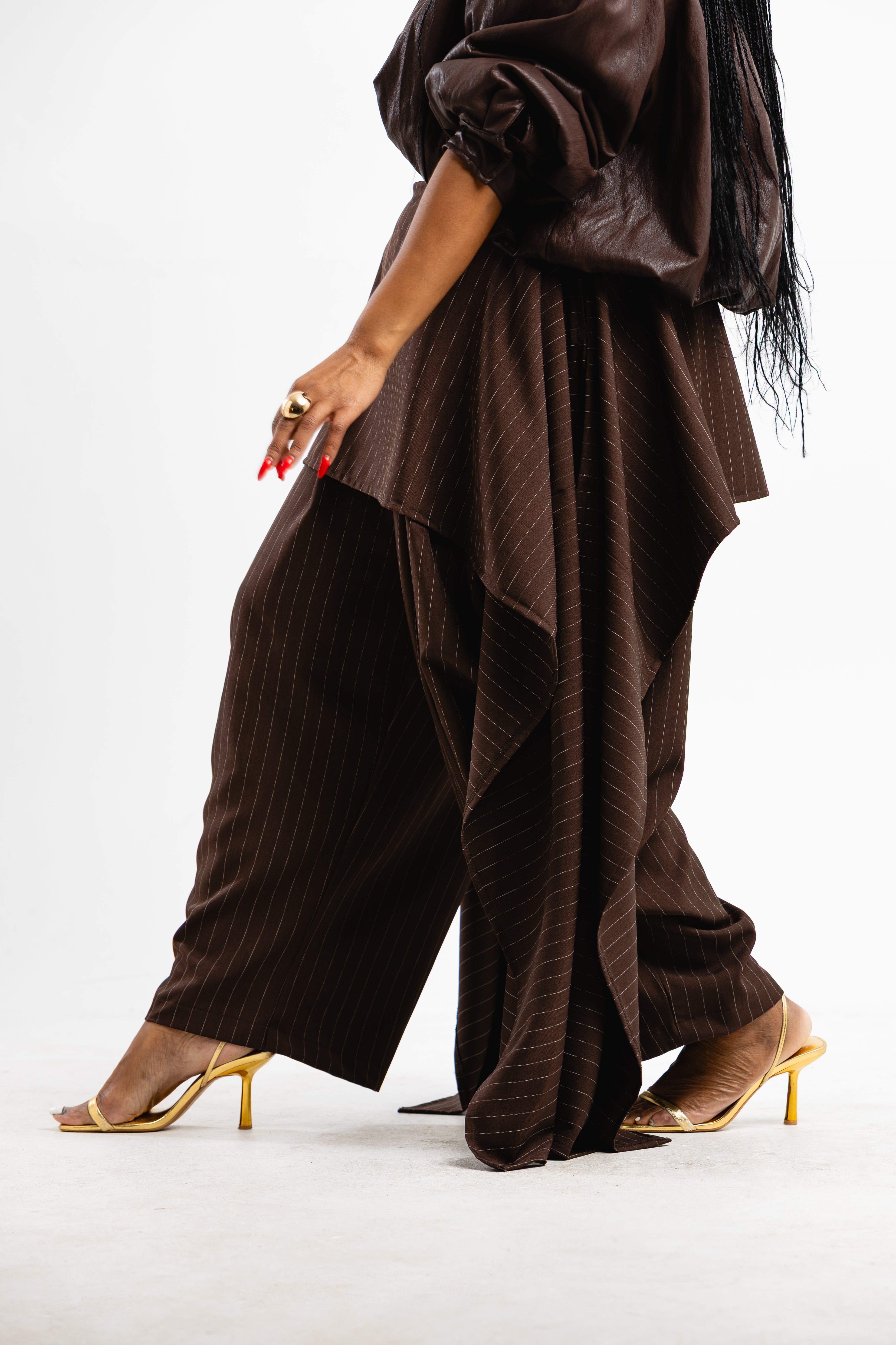 MOCHA DRAPE PANTS – Hombakazi Vintage Cabin