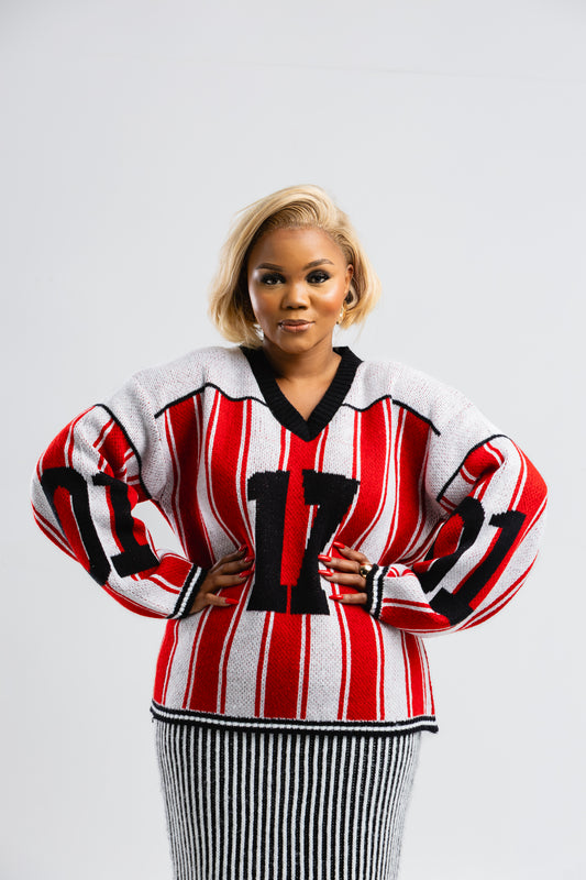 Red/black jumper