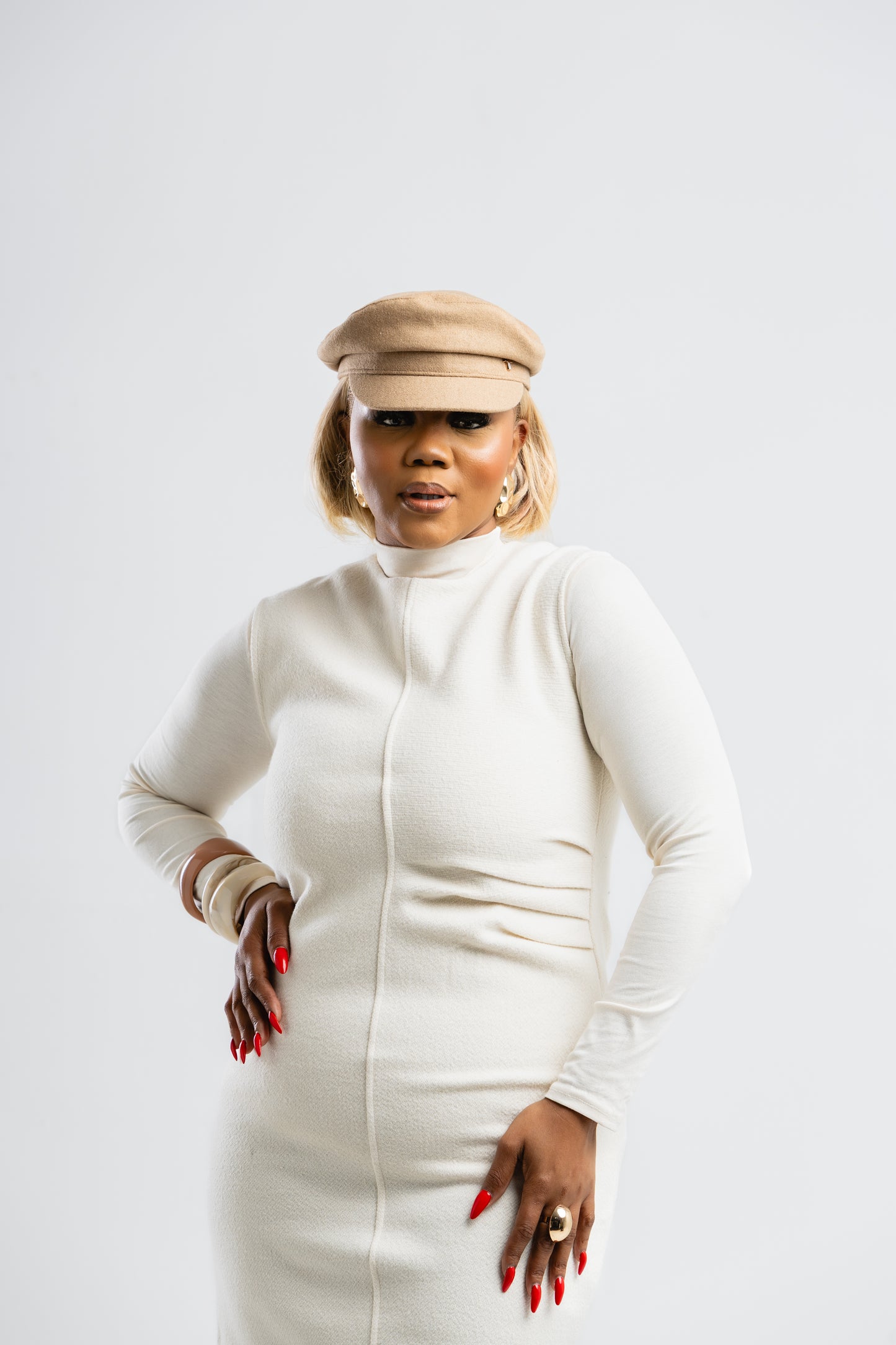 Cream Turtleneck