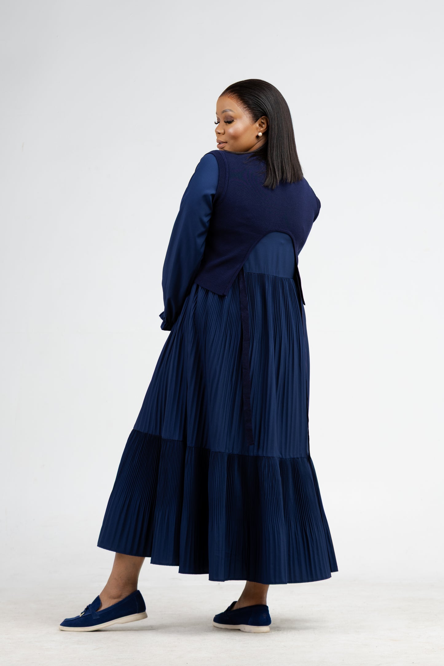 Ease Tunic- Navy