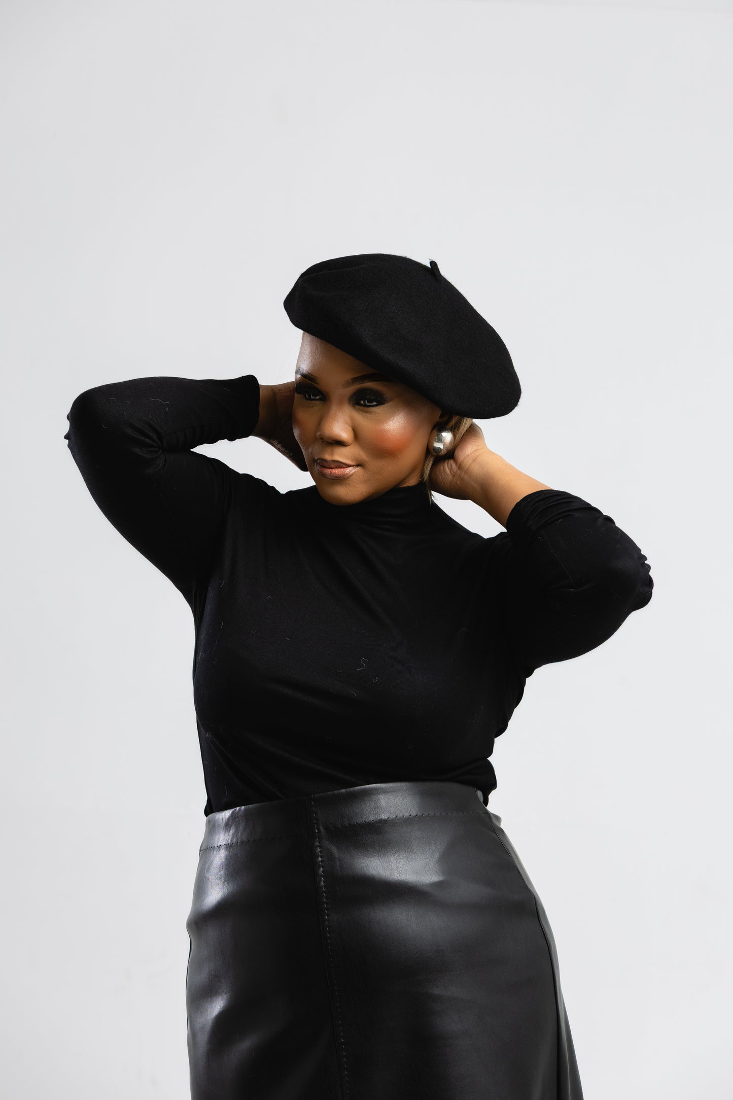 Black turtleneck