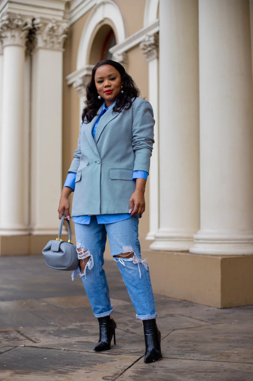 B&W Check Blazer (7733248196774)