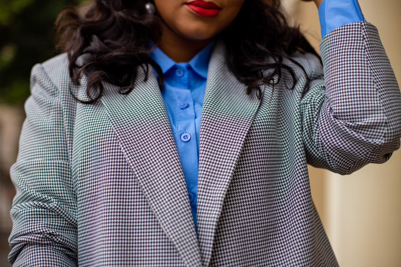 B&W Check Blazer (7733248196774)