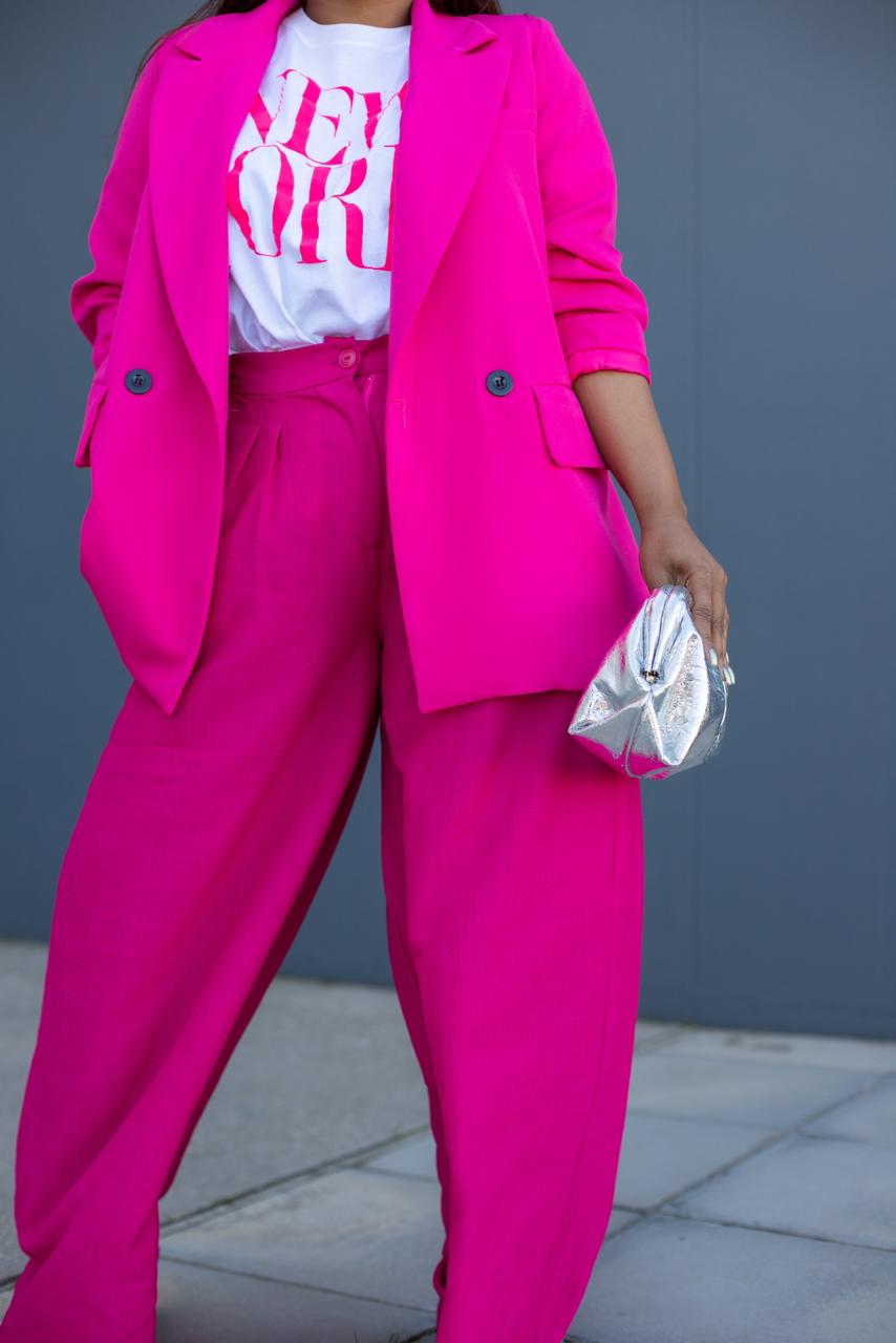 Cerise Pink Blazer (7781526864038)