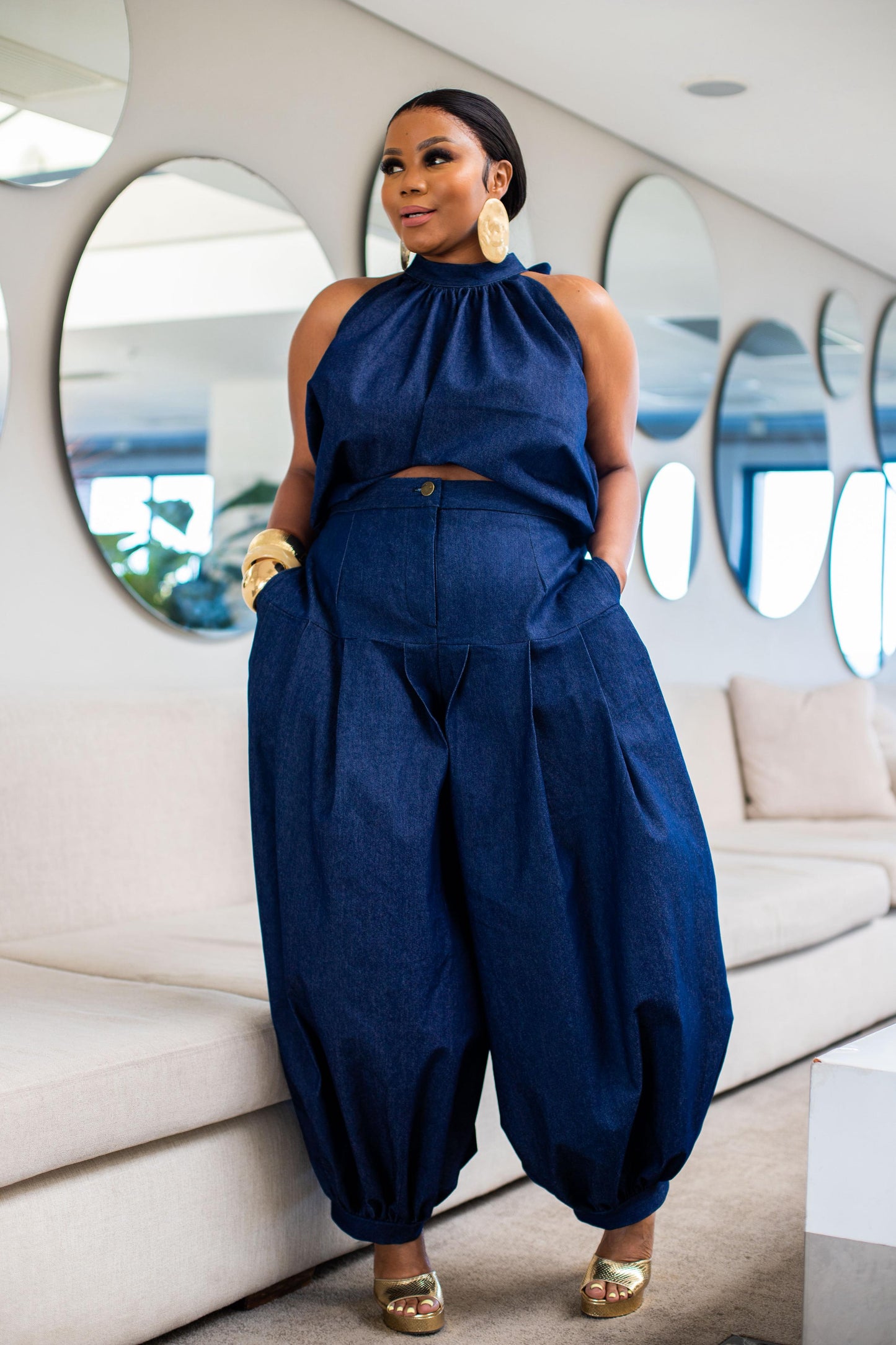 Denim Harem ( Available on Pre-Order )