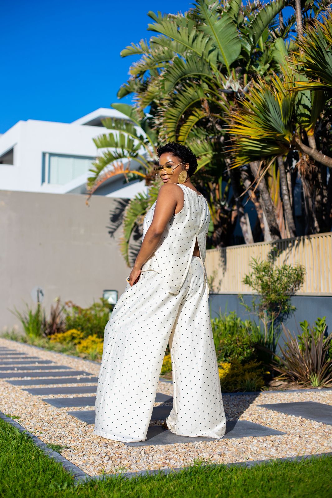 Polka Breeze Two-Piece Set