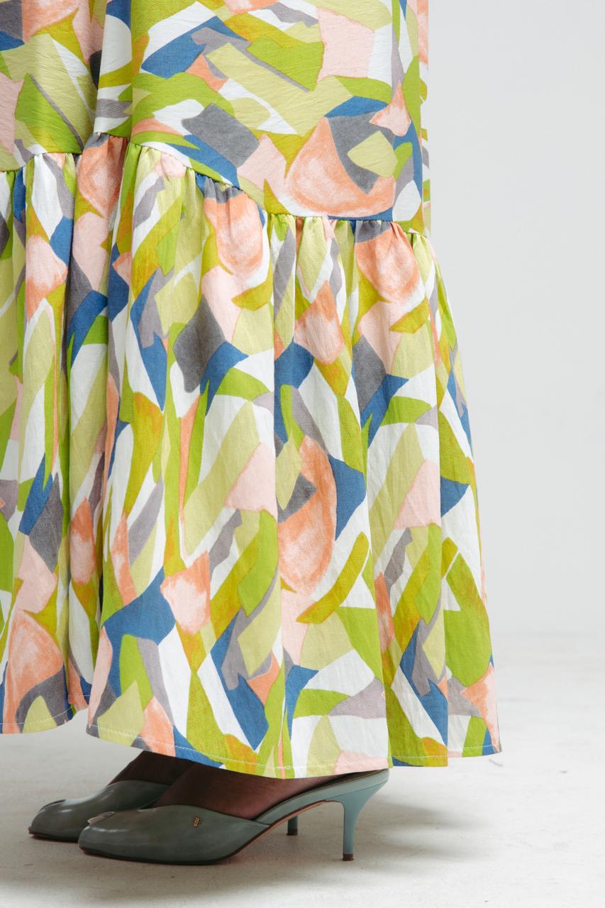 Amalfi Abstract Dress