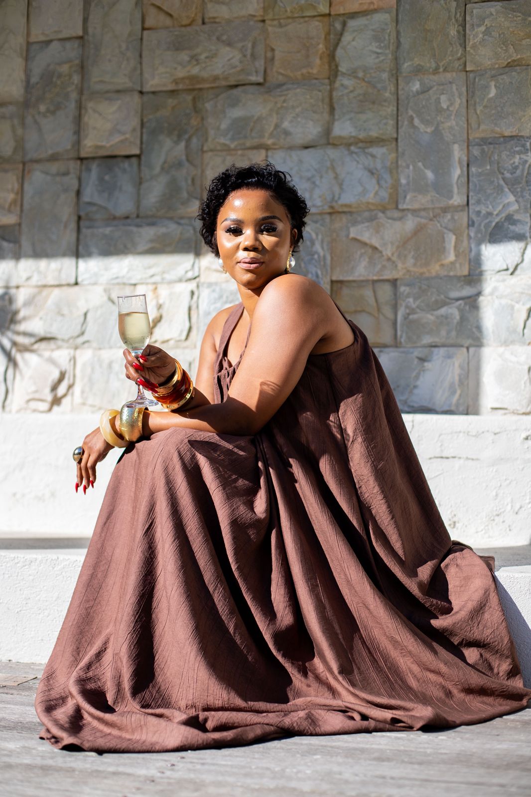 Cocoa Cloud Maxi Dress