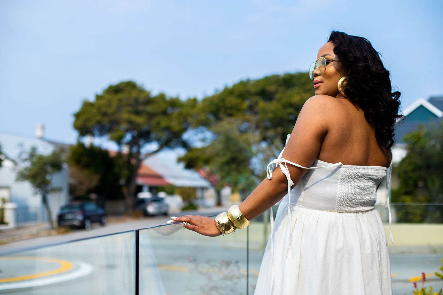 Linen Strappy Dress