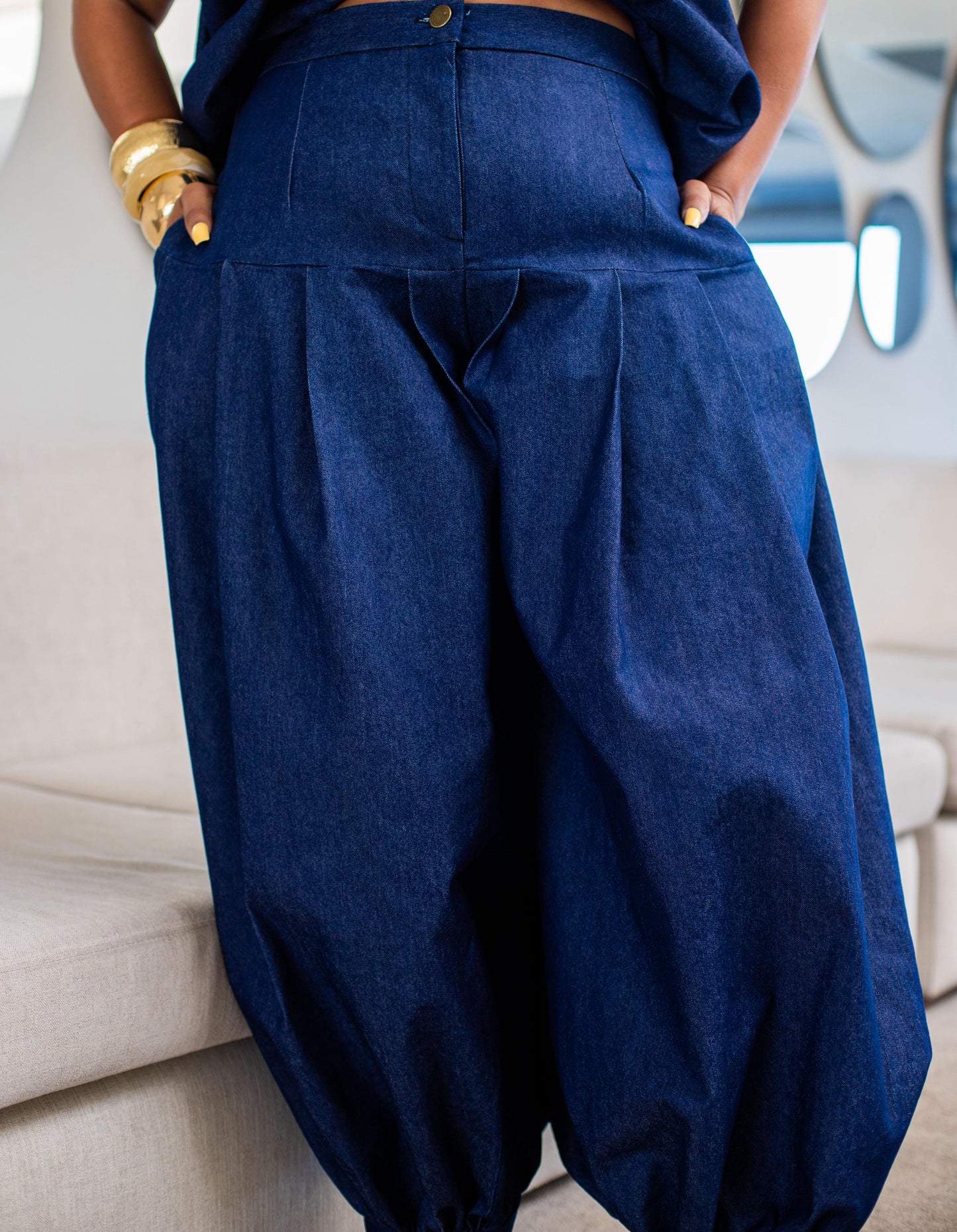 Denim Harem ( Available on Pre-Order )