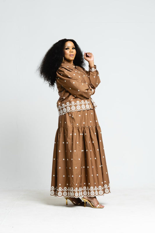 Embroidered Daisy Set