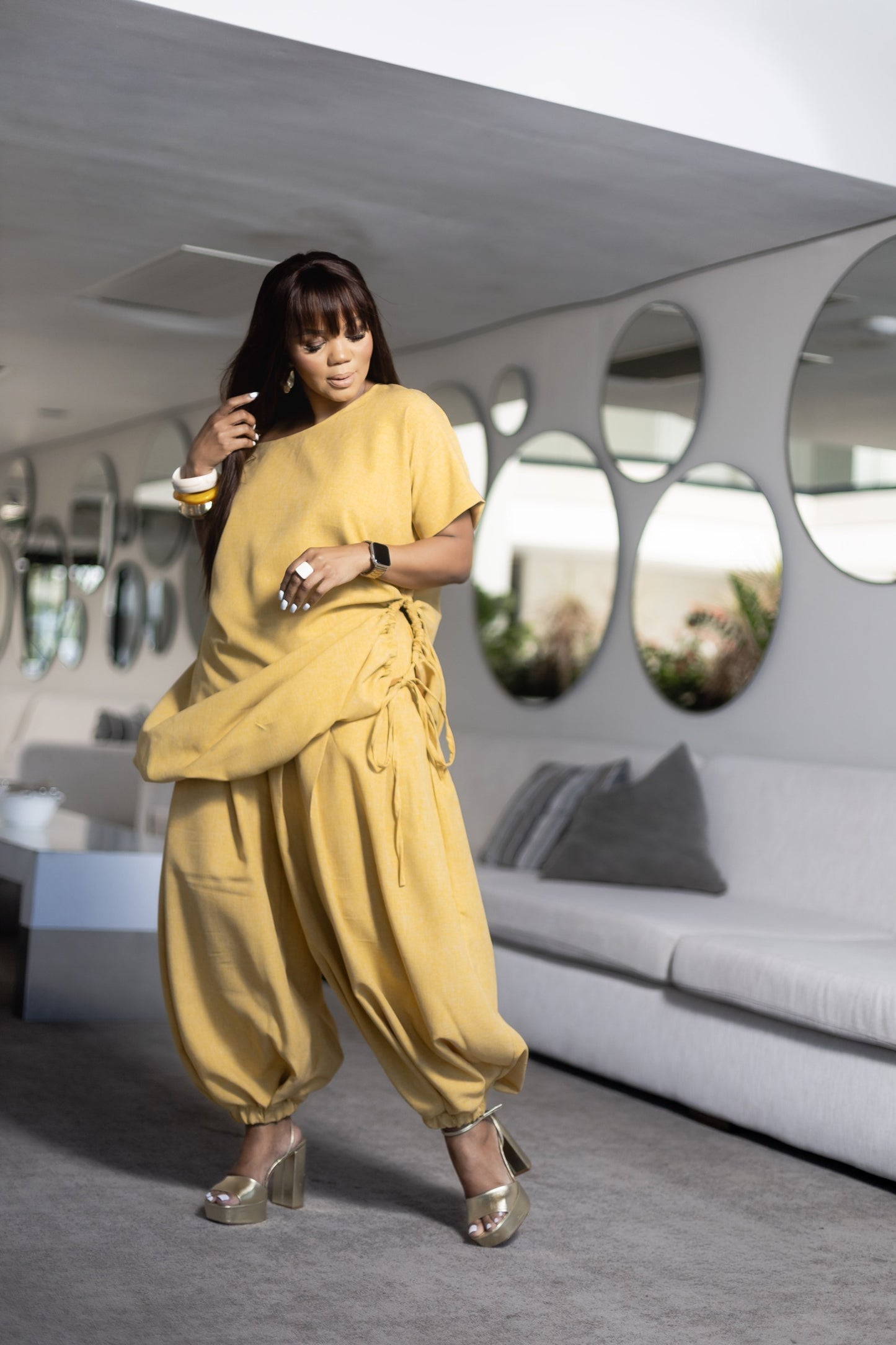 Golden Drape Set