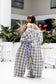 Soft Check Wide-Leg Set