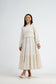 Grace Pleat Dress- Milk
