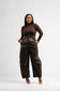 Brown turtleneck