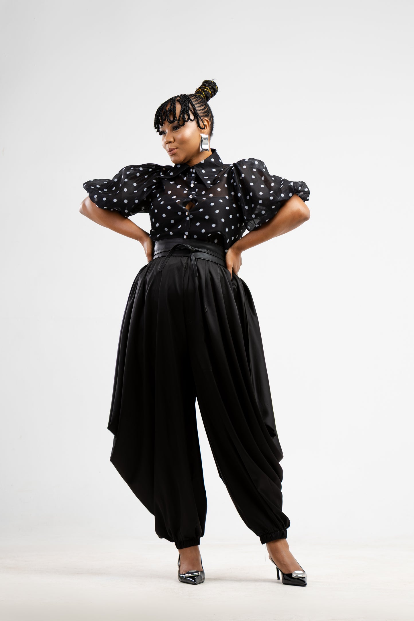 Satin Drape Pants