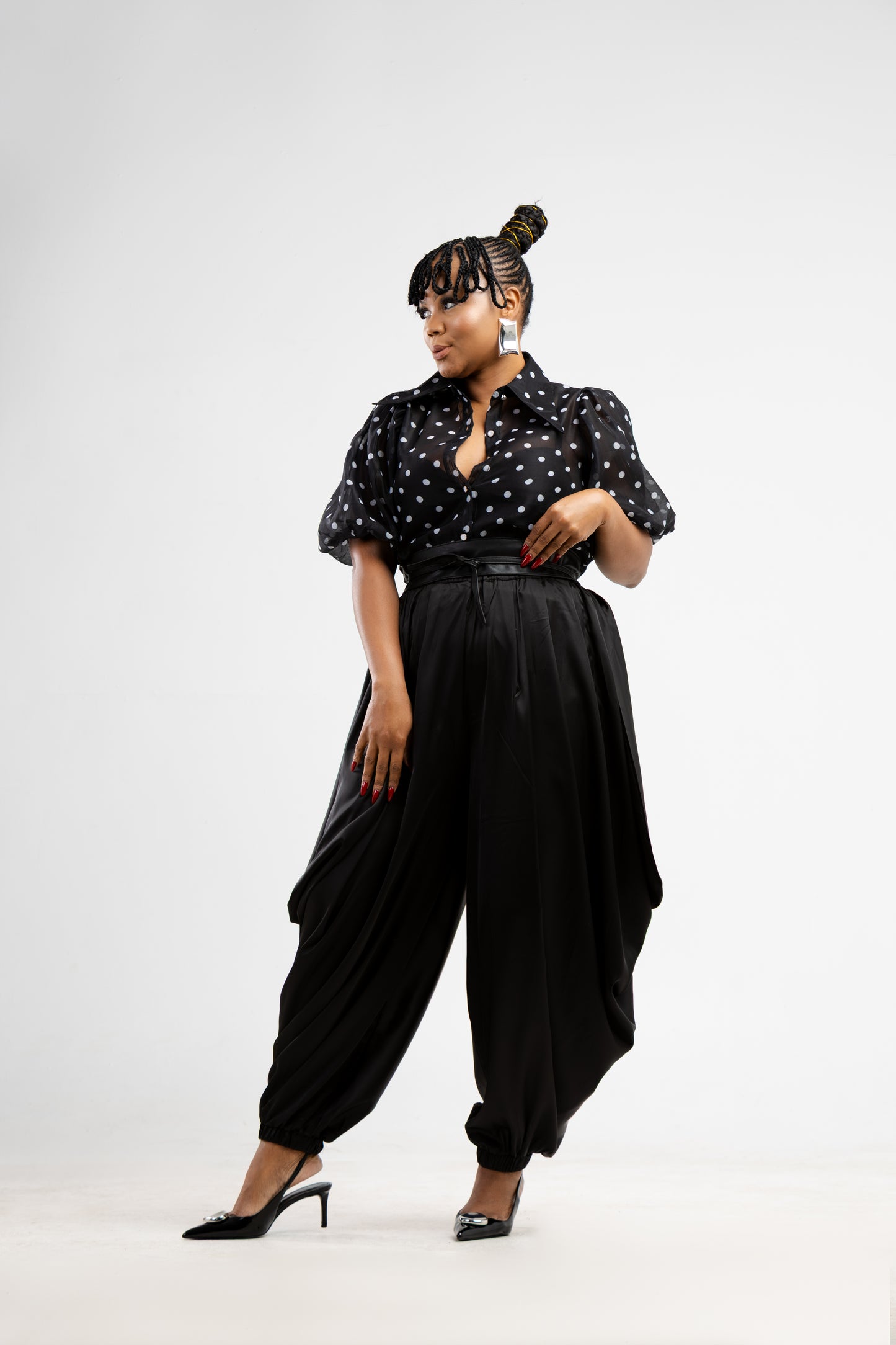 Satin Drape Pants