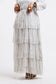 Polka Layered Ruffle Dress