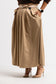 KHAKI PLEAT SKIRT