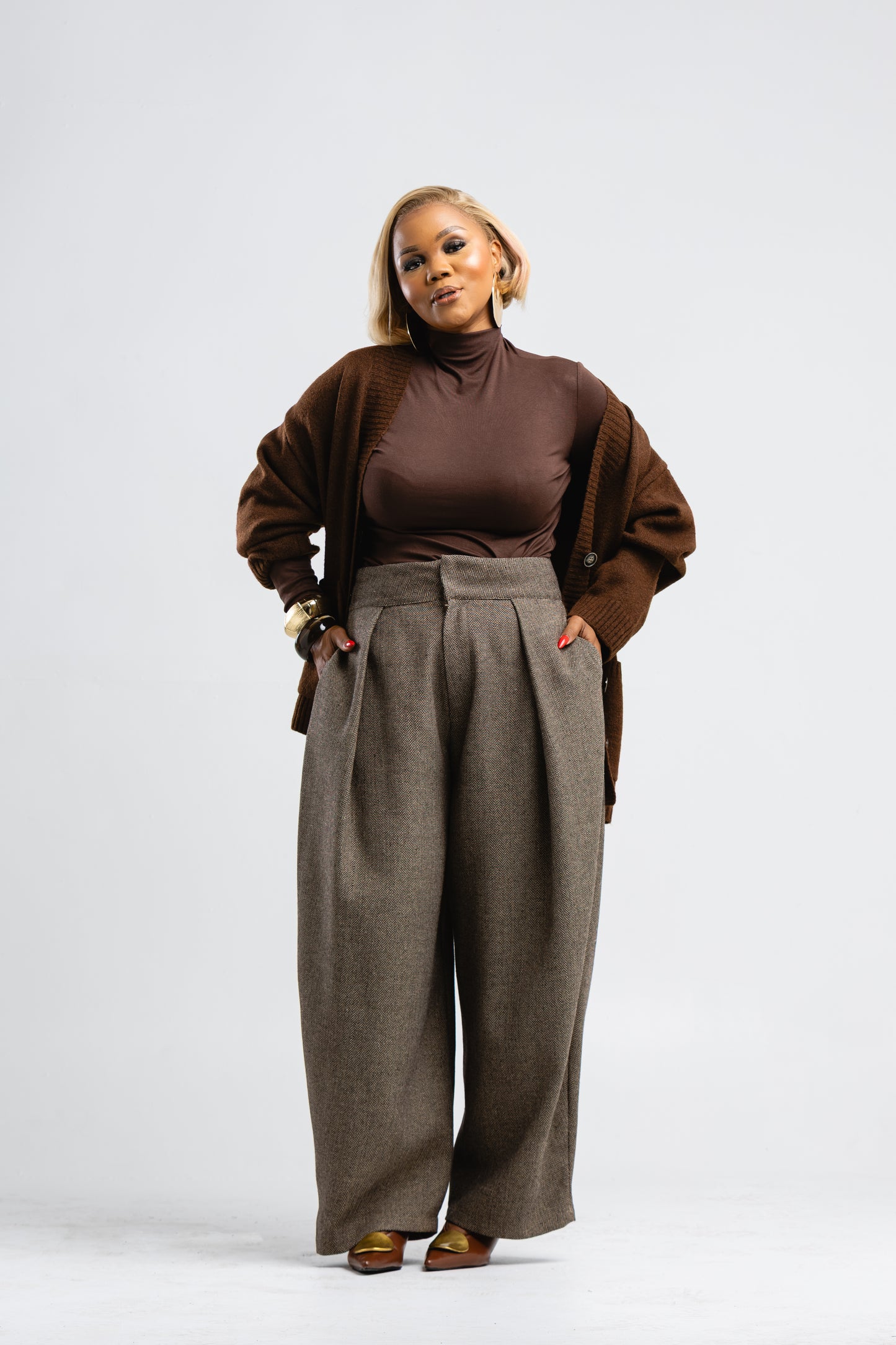 Brown Turtleneck
