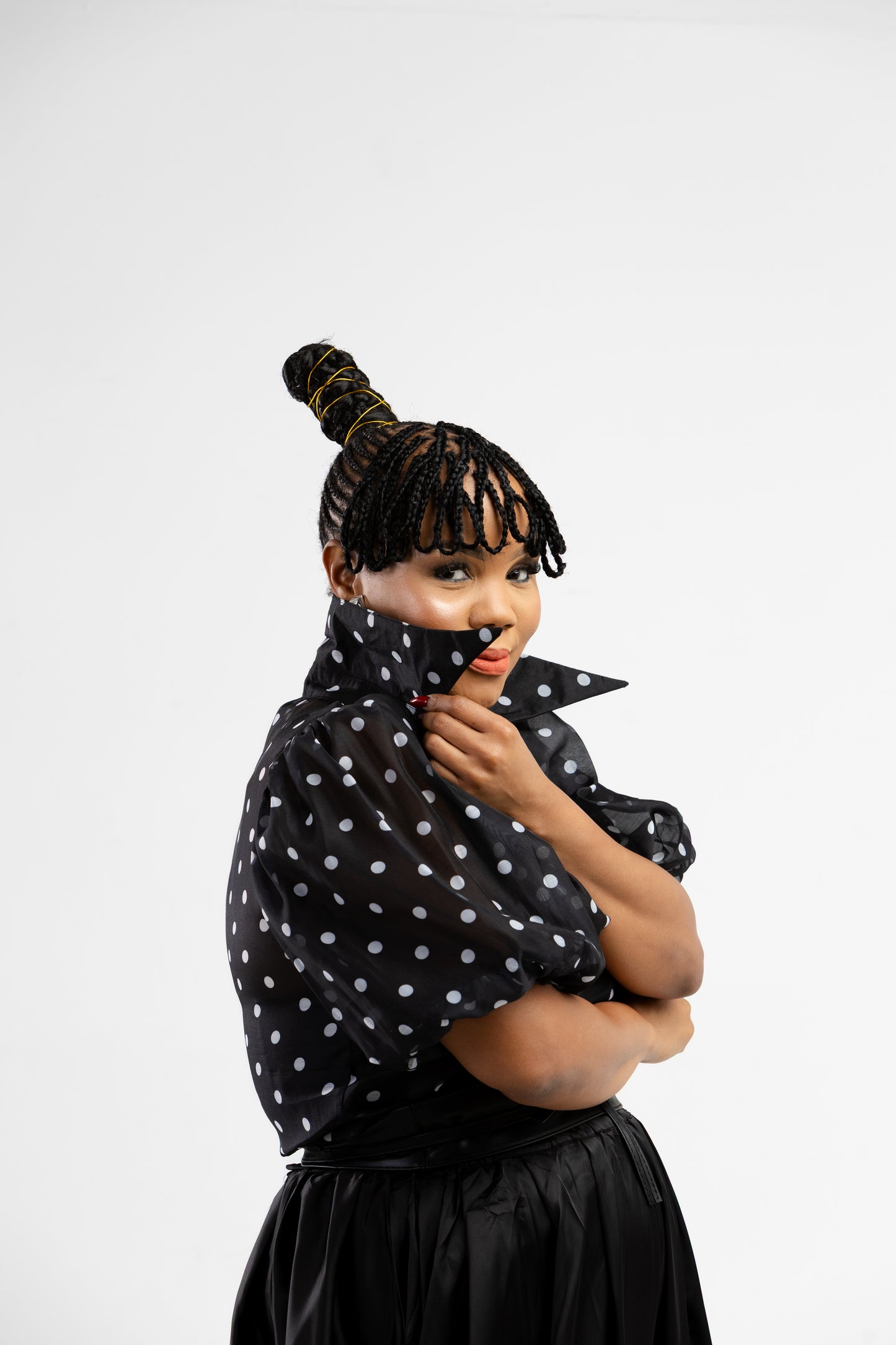 Polka Organza Blouse