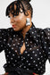 Polka Organza Blouse