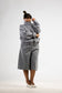 Grey Tweed Bomber