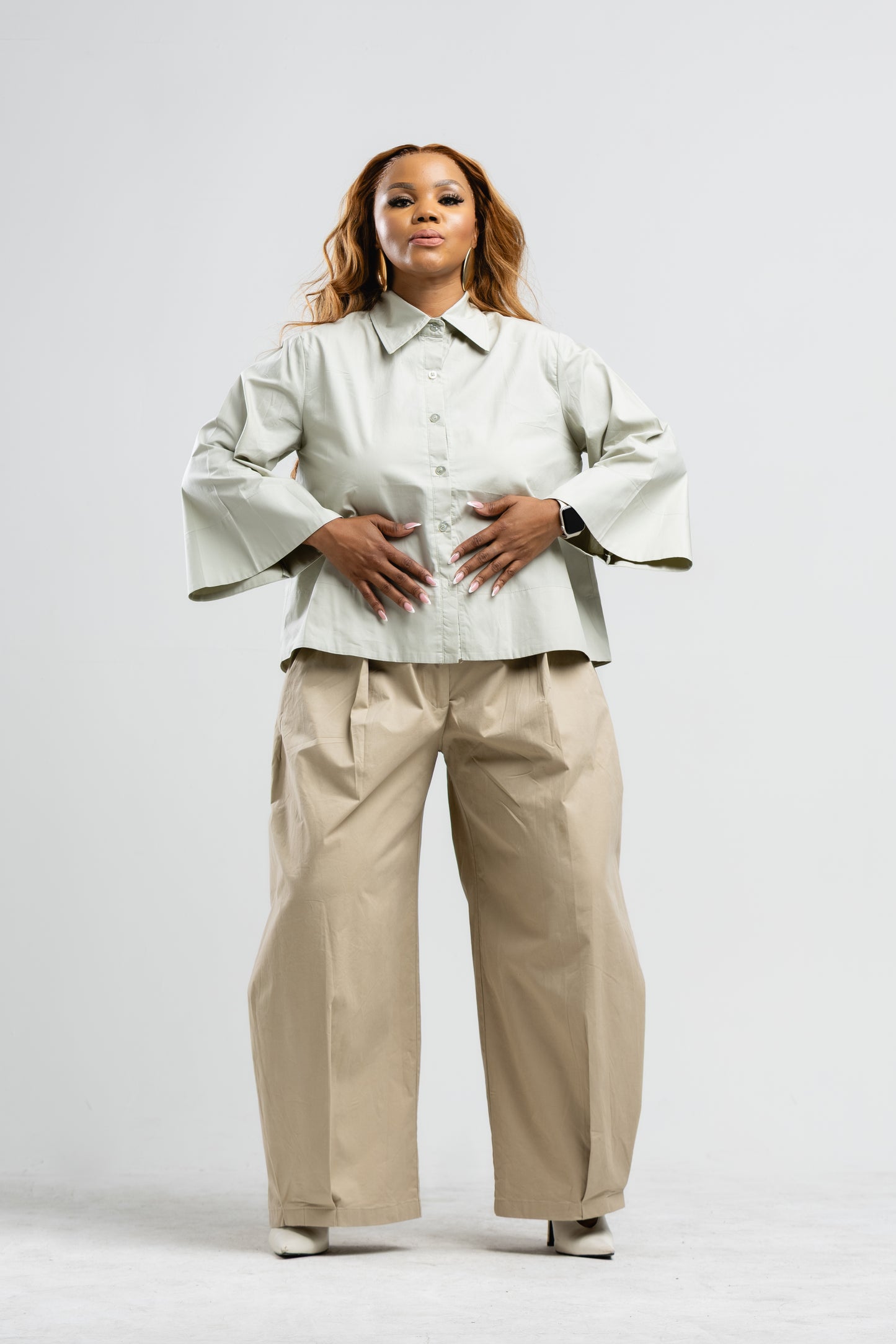 Mint batwing shirt