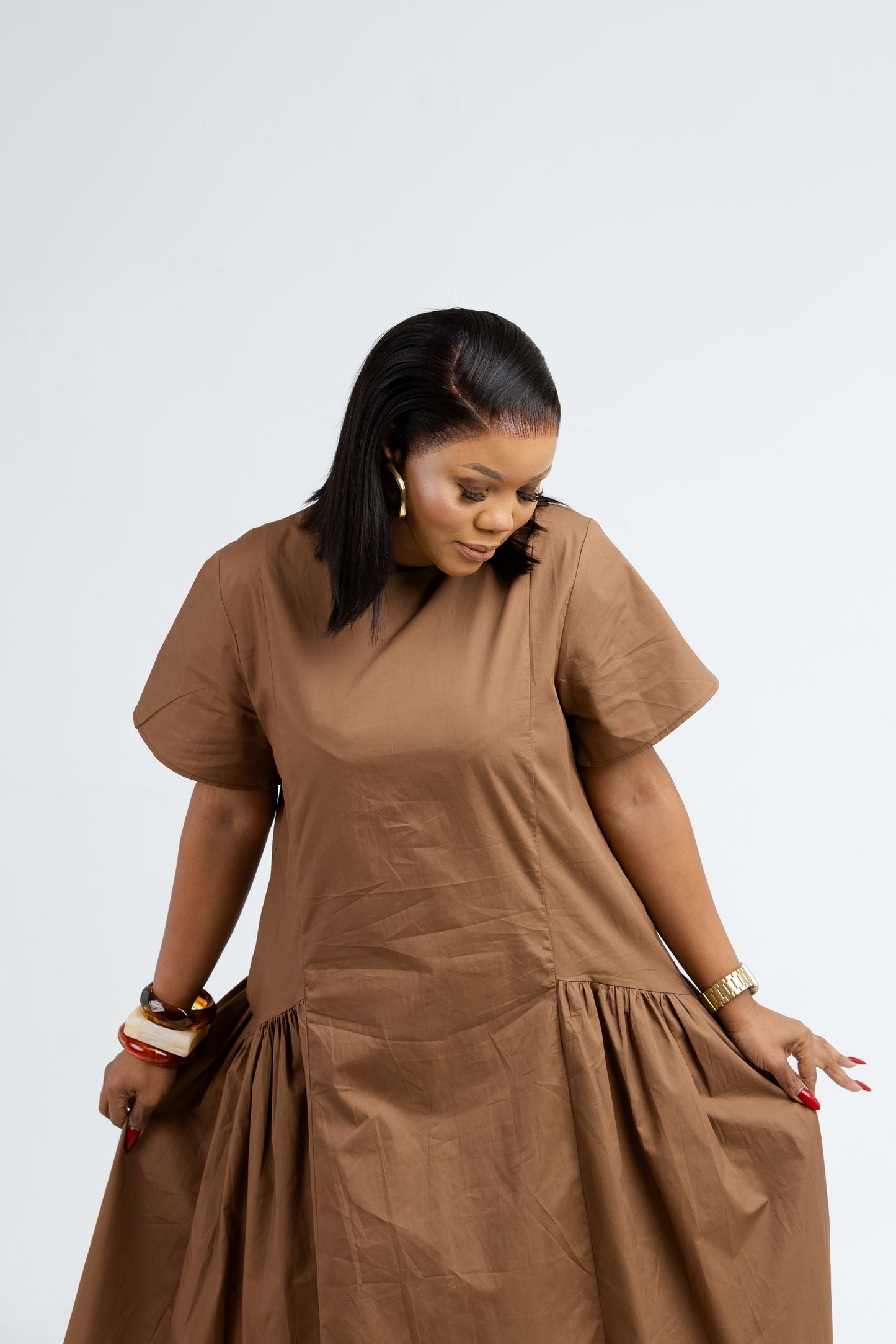 Ease Tunic-Cinnamon