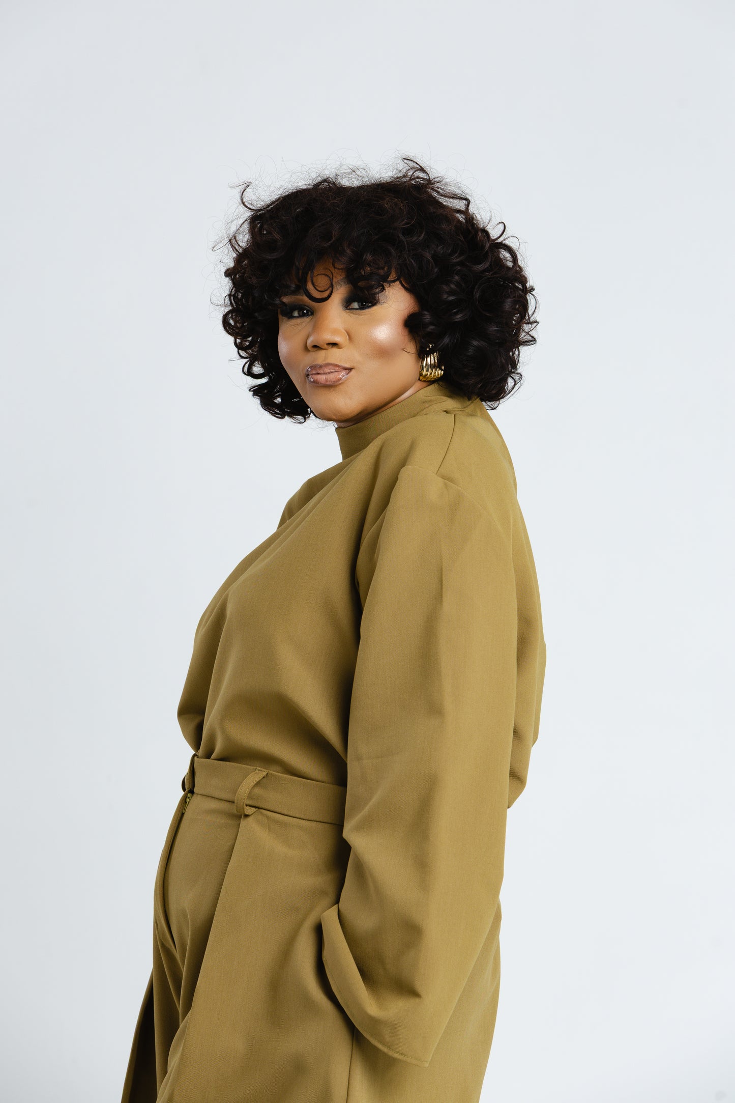 Olive Chic Culotte Set