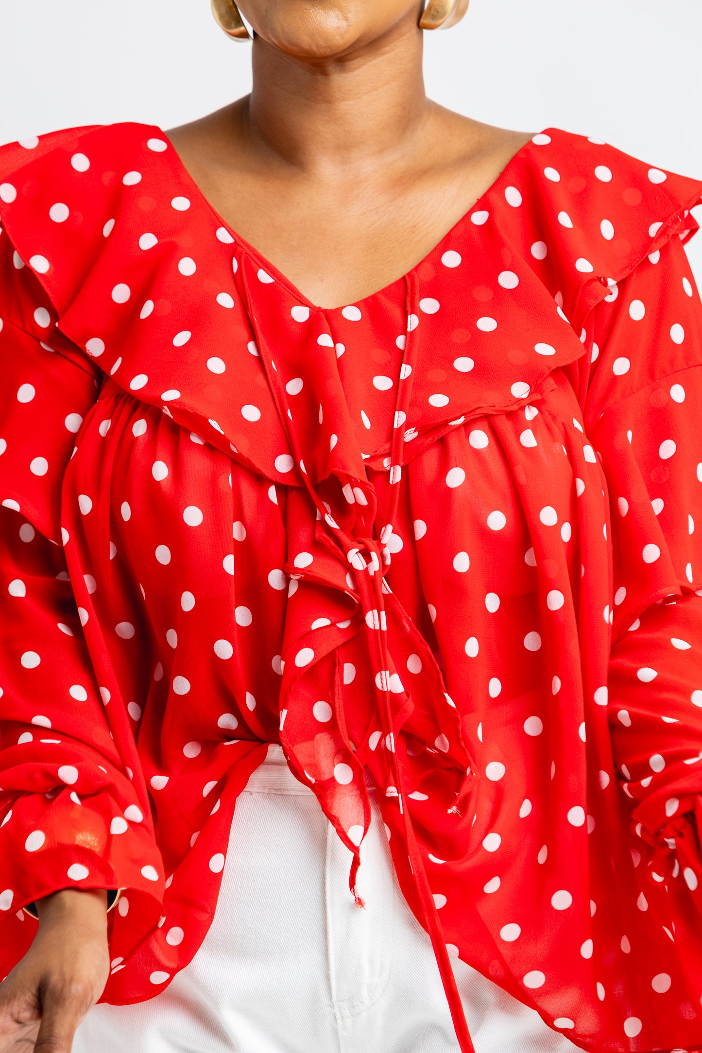 Cherry Dot Blouse