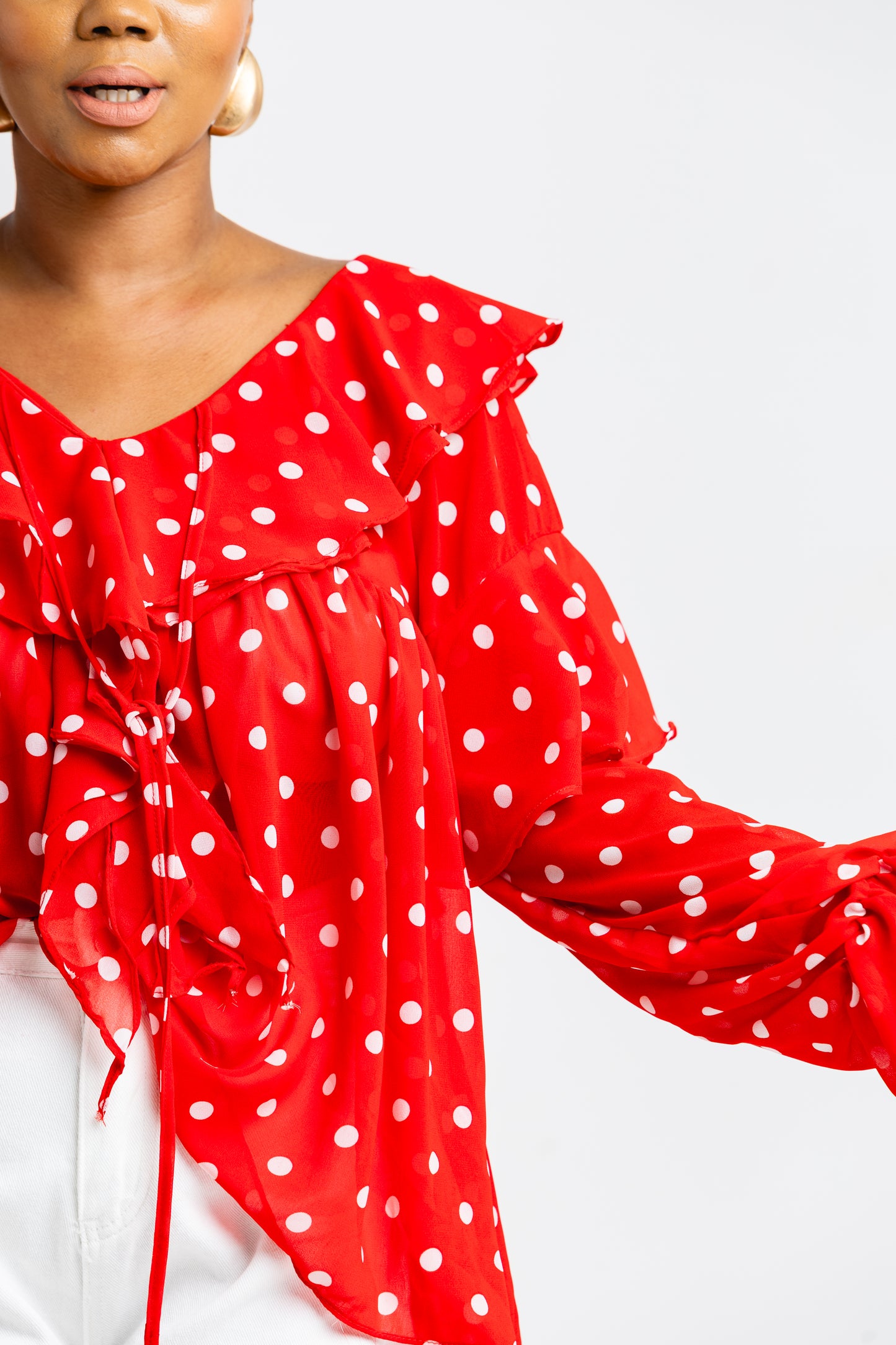 Cherry Dot Blouse