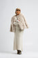 Fawn faux fur coat