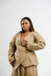 Sculpted wrap blazer