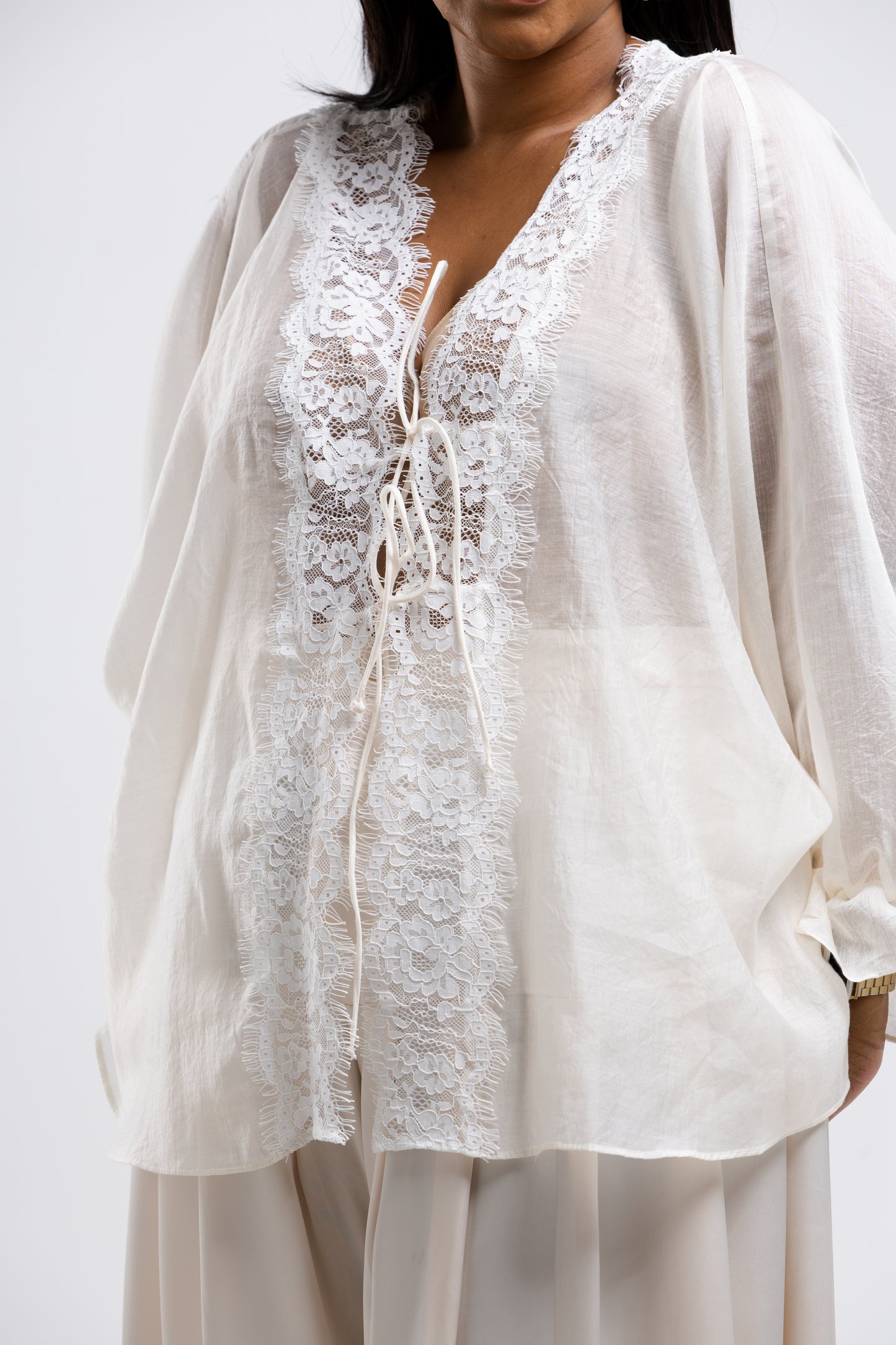 Ivory Kimono Top