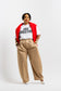 Camel barrel pants