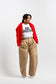 Camel barrel pants