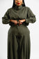 OLIVE HOUR PINSTRIPE SET