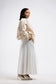Ivory Cross Button Jacket