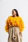 MUSTARD FRILL TOP