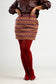 Lady grid mini skirt