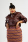 Lady grid mini skirt