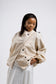 Ivory Cross Button Jacket