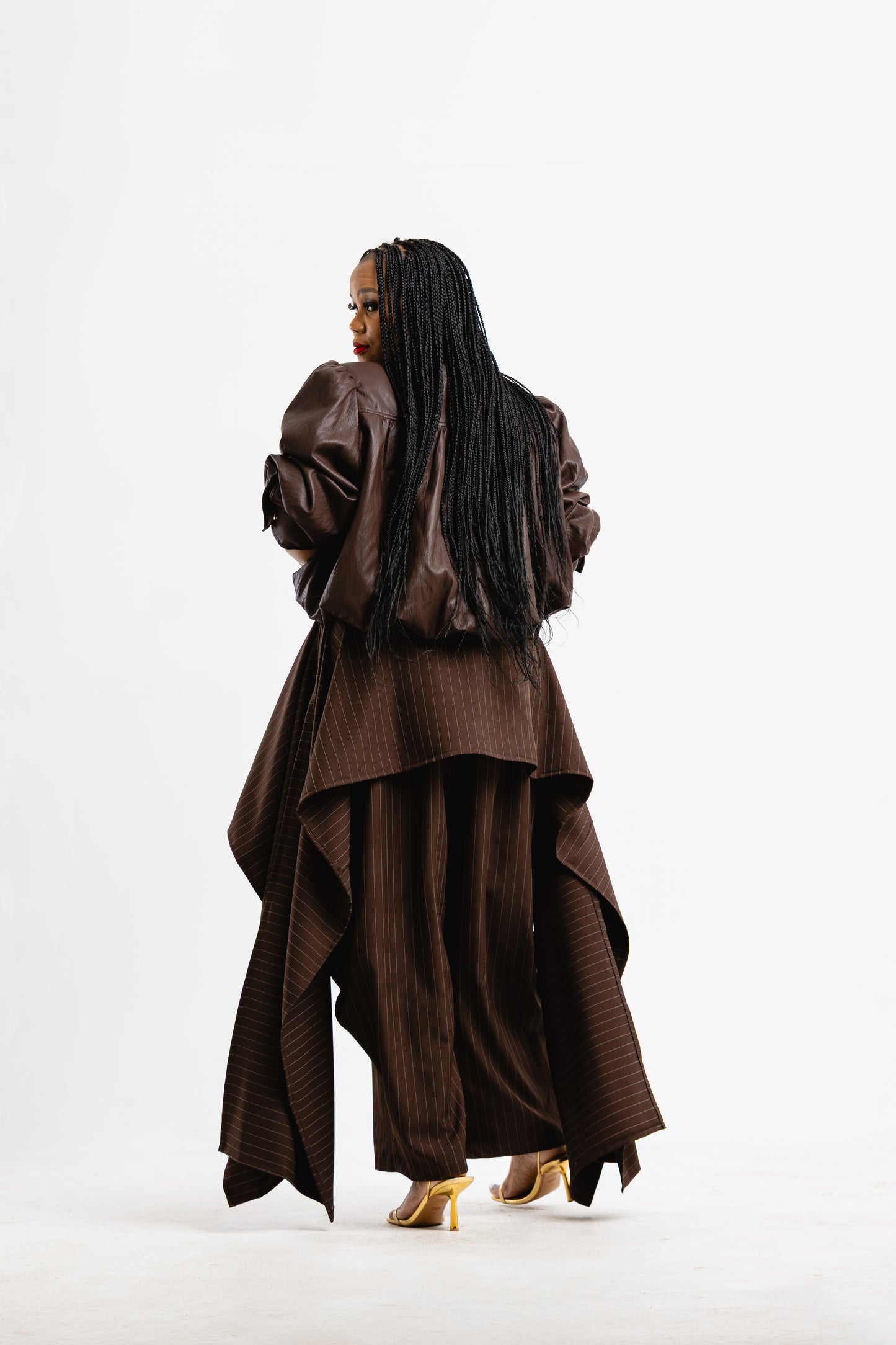 MOCHA DRAPE PANTS