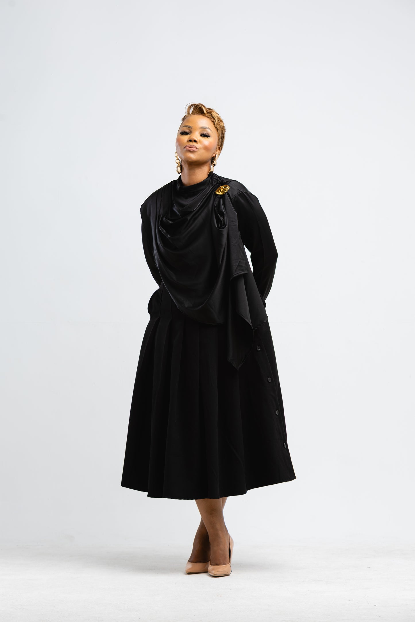 Aurelia Pleated Skirt