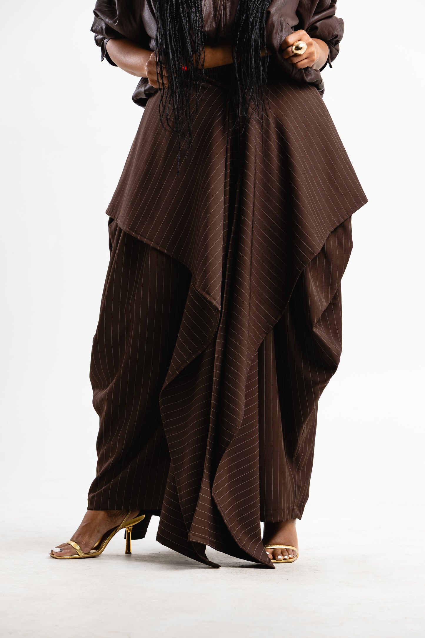 MOCHA DRAPE PANTS