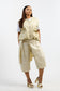 STRUCTURED PALLAZO BUTTER YELLOW