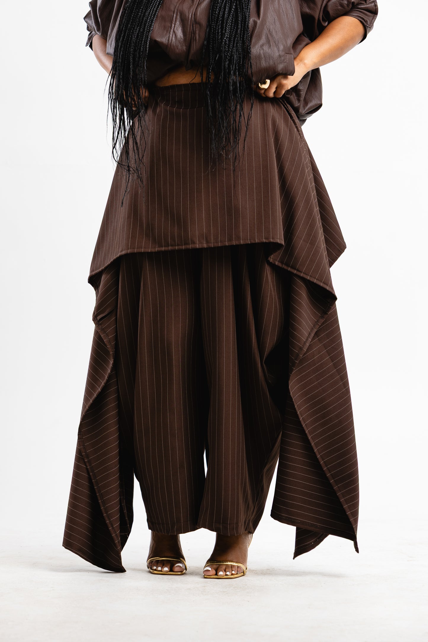 MOCHA DRAPE PANTS