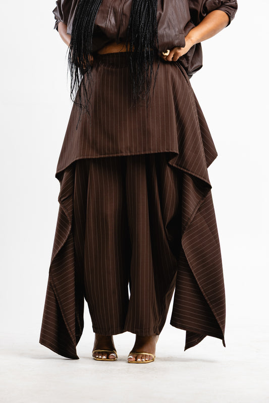 MOCHA DRAPE PANTS