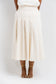 GRACE PLEATED MIDI SKIRT